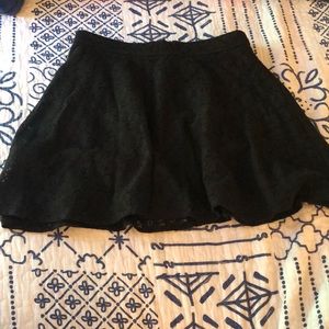 Nanette Lepore Medium Lacy Black Skirt